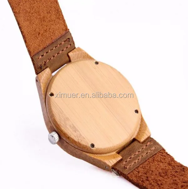 Wholesale high quality Japanese movement bamboo watch wood watch