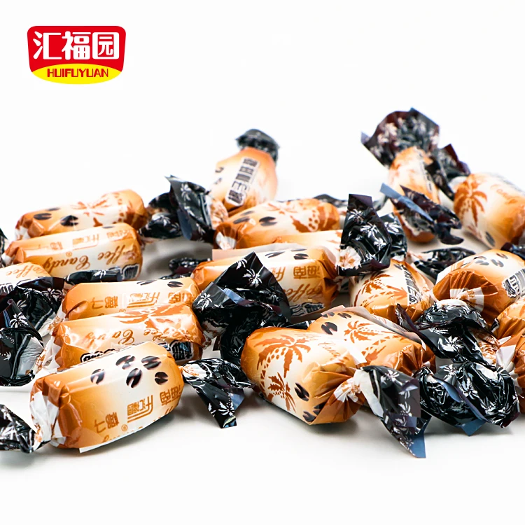 
Delicious coffee flavor hard coconut candy 