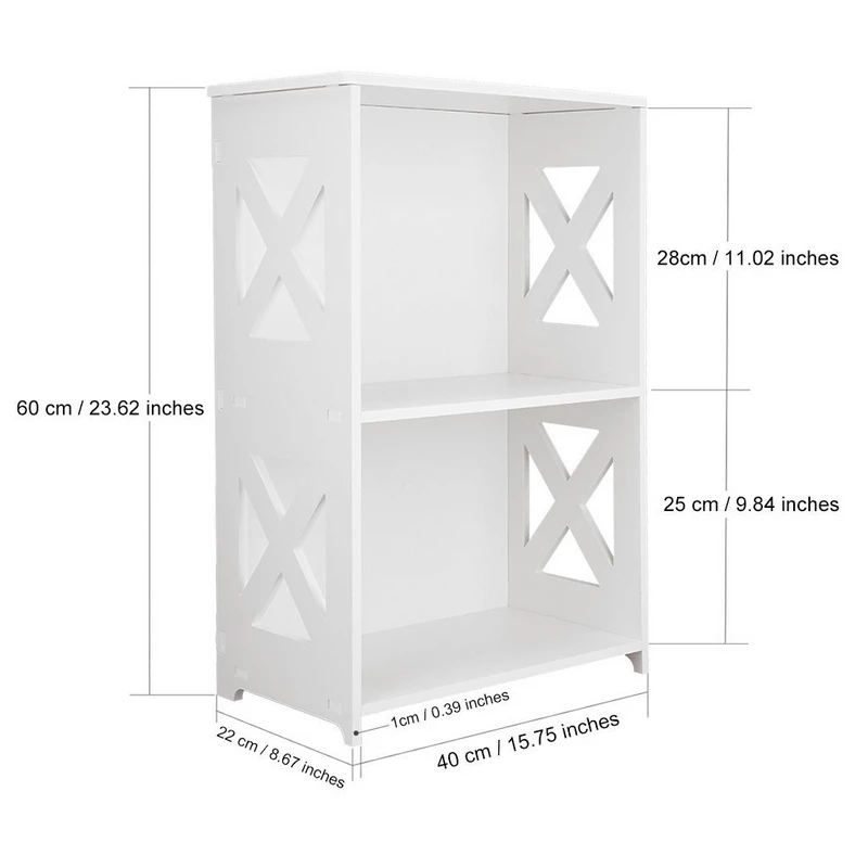 morden design bookshelf white bookcase wooden storage book shelf for home furniture