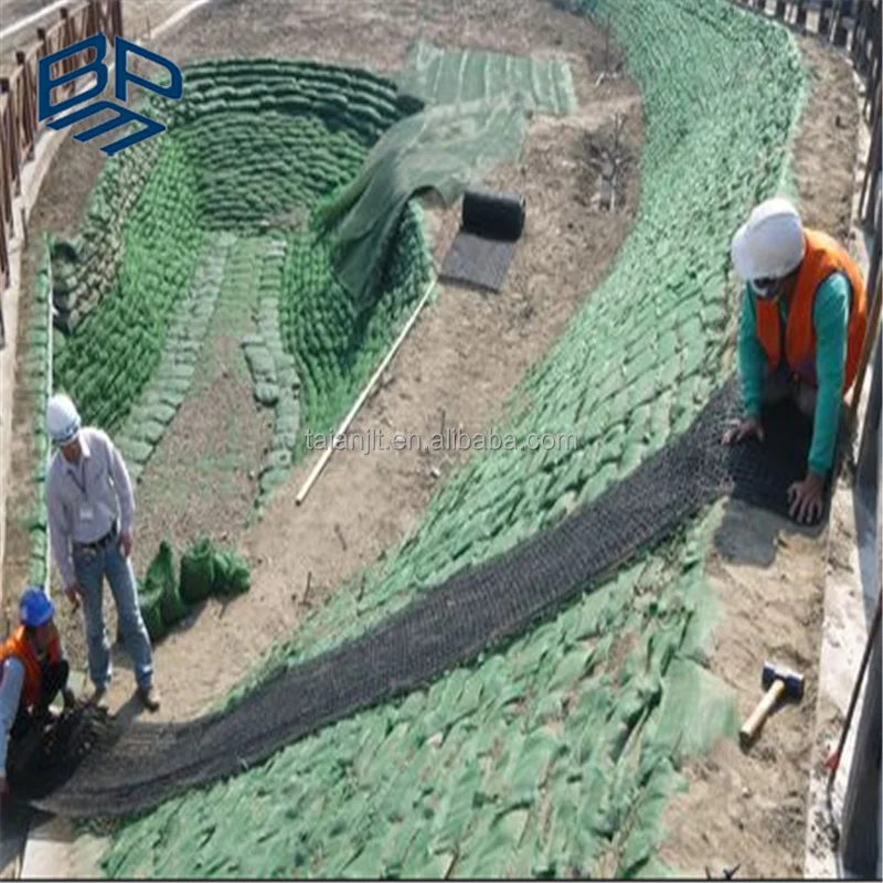 
3D erosion control EM3 mat and plastic geomat for landscape 