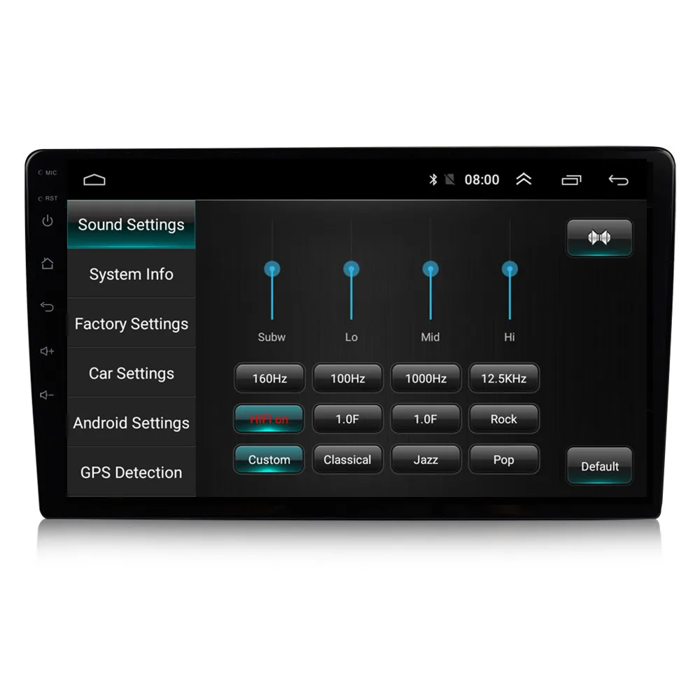  Универсальный автомобильный стереопроигрыватель HINZ android 9 1 10 дюйма HD full touch screen 1024*600 2 din автомобильная магнитола для