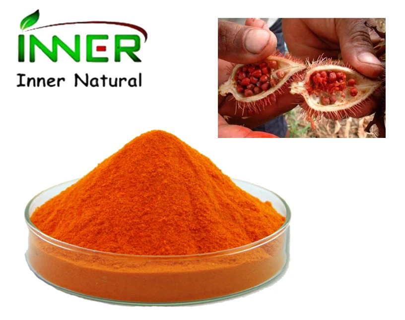 Natural Color E160b Bixa Orellana Extract Annatto Nor Bixin 15% Water Soluble
