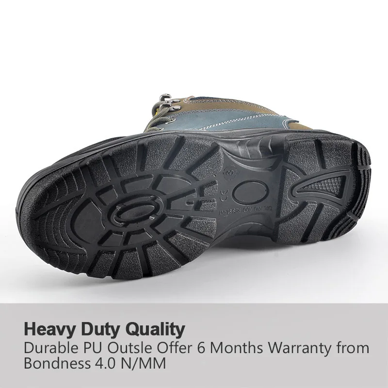SAFETOE Мужская Высококачественная модная стальная защитная обувь, дышащая Защитная промышленная безопасная обувь