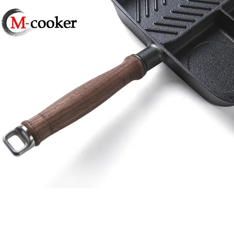  3 физиотерапевтическое оборудование предварительно опытный чугунная сковорода Пан сковорода-гриль