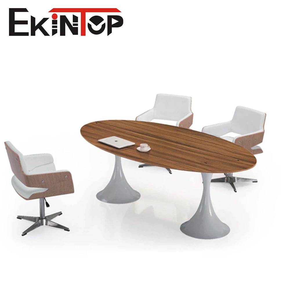 Ekintop modern style luxury oval conference table for 4 person