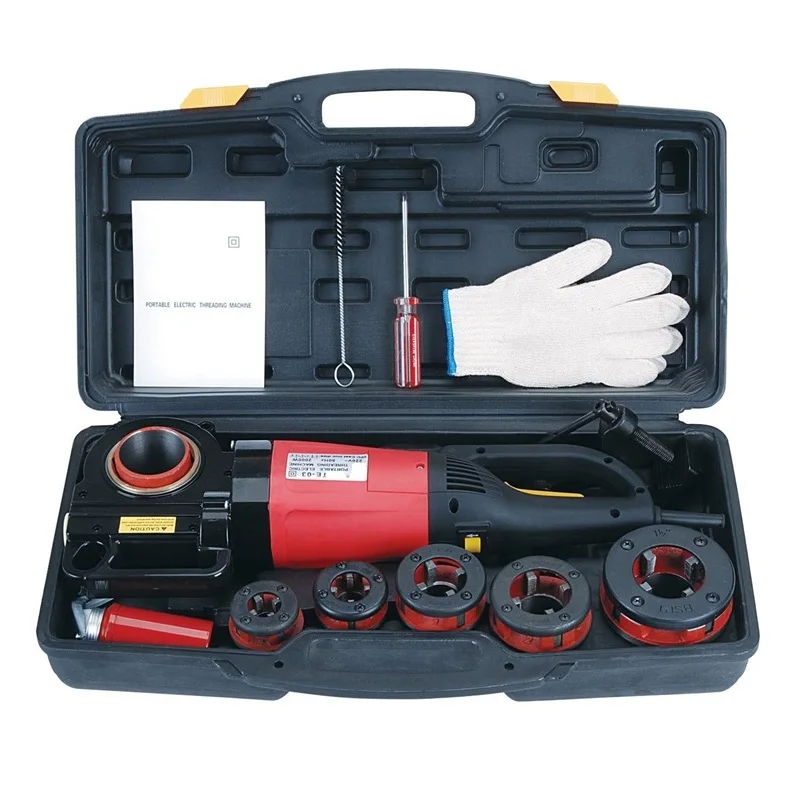 Ручная машина для нарезки труб 1/2 дюйма-2 дюйма bspt npt