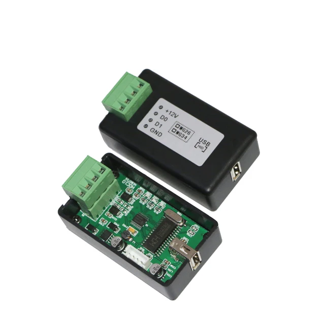 Standard Wiegand converter for USB human interface barcode scanner QR scanner direct to access control board for turnstile gate