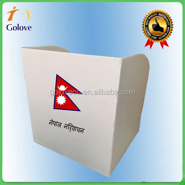 foldable Table top privacy polling screen