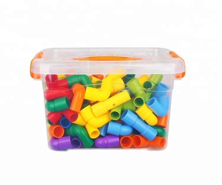 
New novelty DIY puzzle blocks educational pipe building block toys for Children 