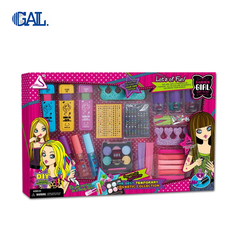 Детская косметика, Набор теней для век, лаков для ногтей