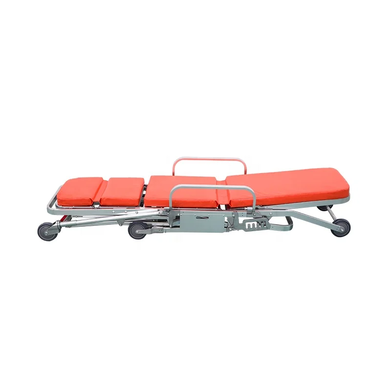 
2019 New Chair Stretcher with Adjustable Back for Ambulance 