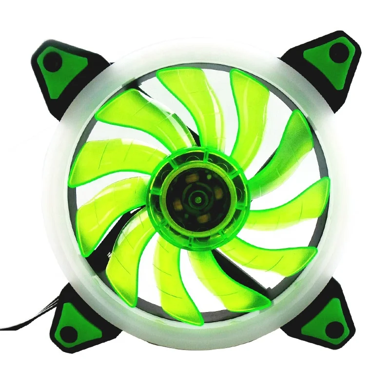 Computer silent 120mm slim LED 5inch cooling pc fan 120x120x25mm for gaming case blue red green
