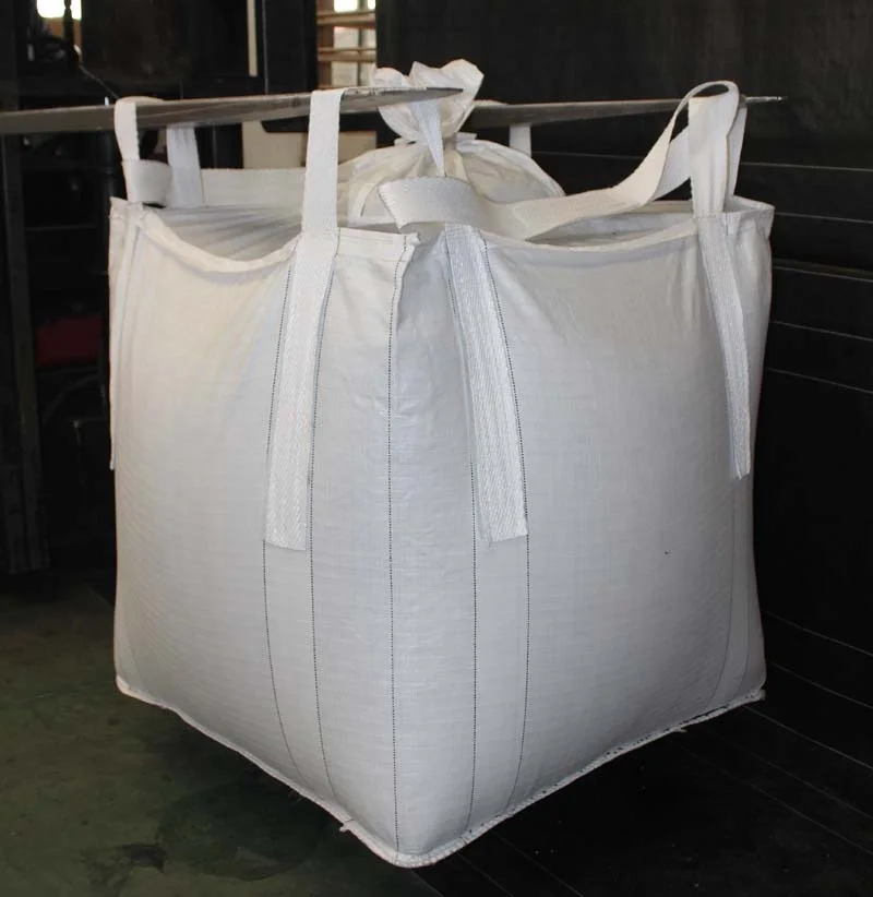 1000kg 1500kg packing big FIBC jumbo bag for cement and lime powder safty factor:5:1with UV treated