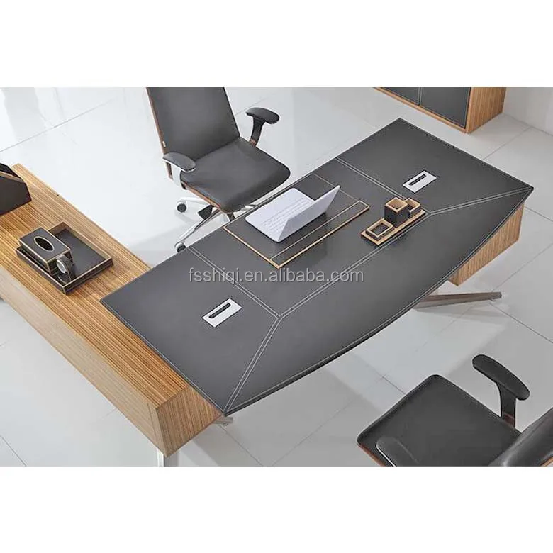 Modern office funiture aluminum base executive office desks