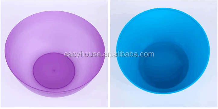 
factory OEM cheap plastic transparent salad bowl 