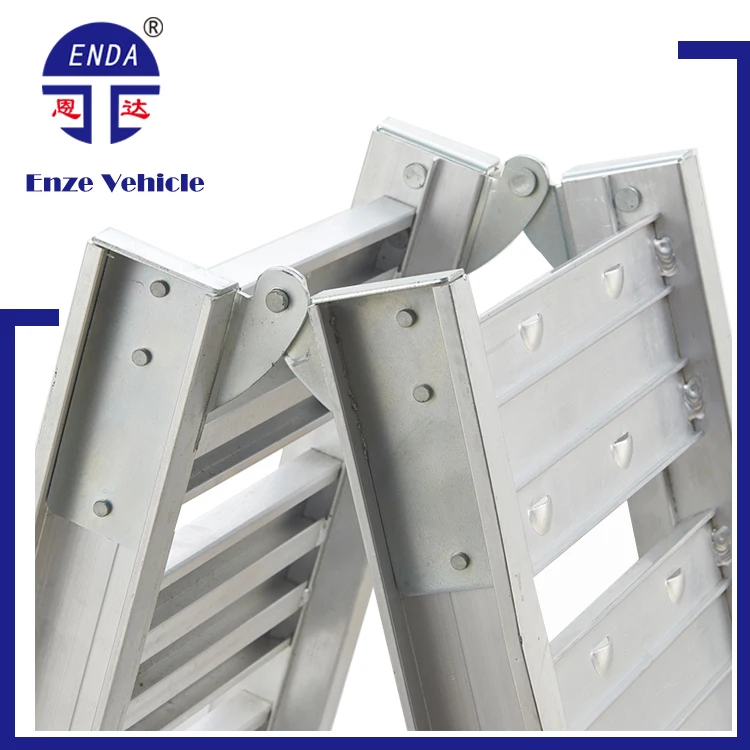 Adjustable Vehicle Bike Unloading Motorcycle Lift Portable Aluminum Car Loading Ramp