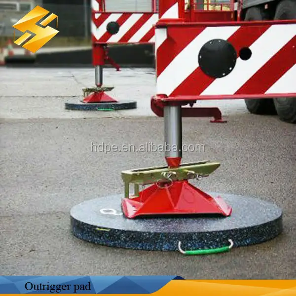 new design outrigger jack pads for heavy crane crane mats outrigger pads ground mats