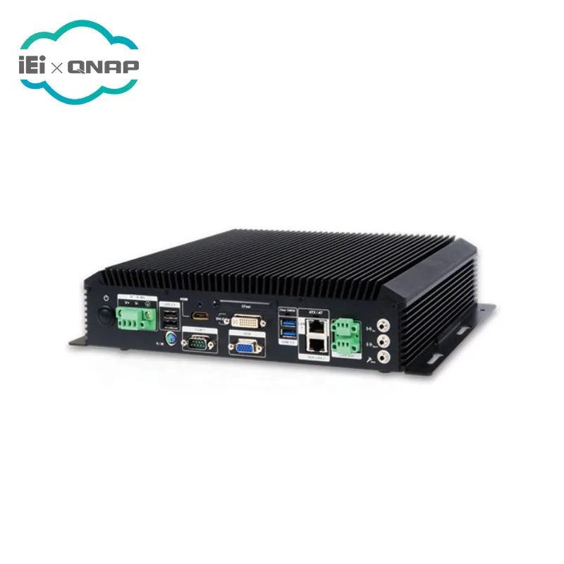 IEI SBOX-100 безвентиляторный морских ПК i5-4400E, АЙРИС-2400 поддерживается, изолированный 18-36 В DC с QTS-шлюз