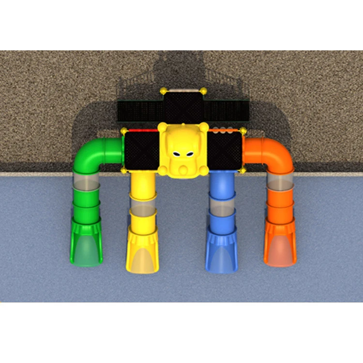 Factory price commercial plastic swimming  pool  water park plastic slides play equipment for sale