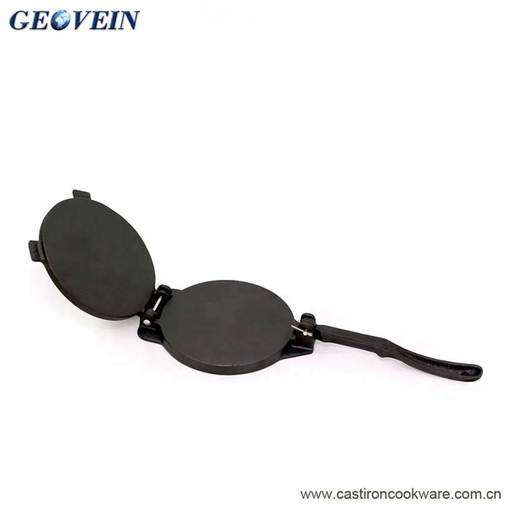 Puri Chapati Bacon Press Folding Flour Cast iron Dough Press Cast iron Tortilla Press