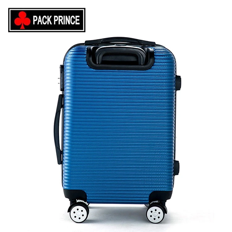 
55x40x20 ABS Cabin Trolley Weekend Getaways Travel Luggage Set , Low Cost Flight ABS Trolley Suitcase Set 