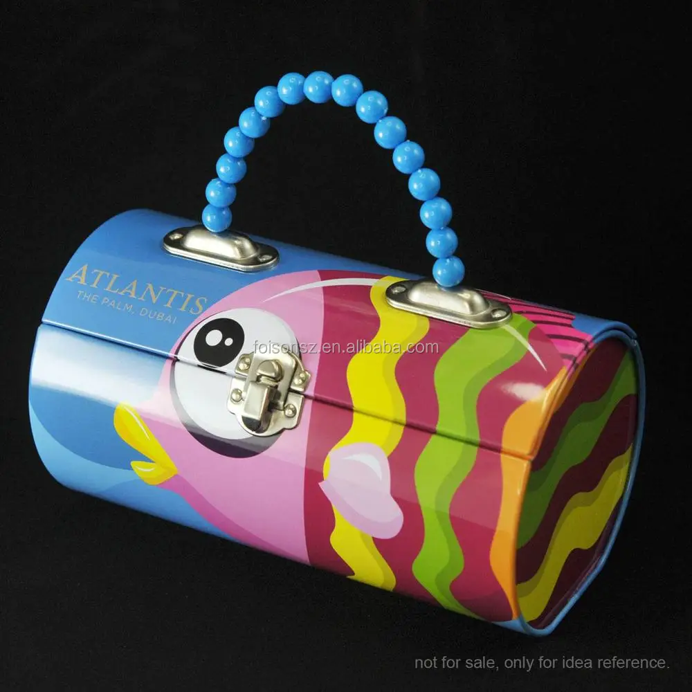Popular tin packaging lunch box kids gift tin box