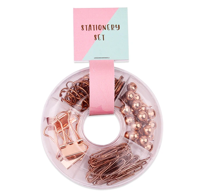 Licheng LP426 Black Paper Clips, Office Vinyl Coated Paper Clip Metal Bookmark