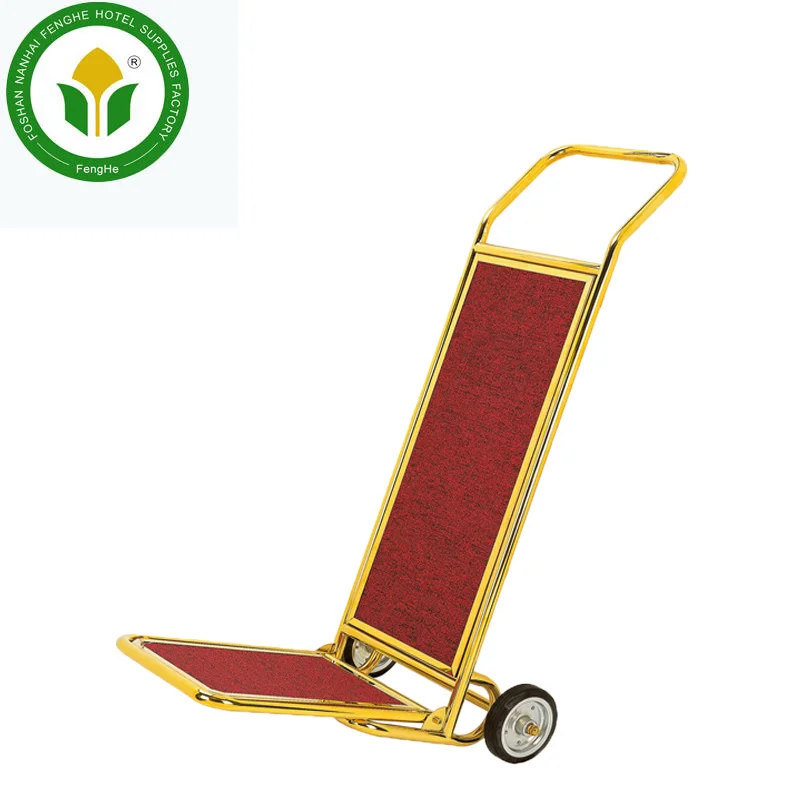 Modern design hotel lobby trolley service luggage cart
