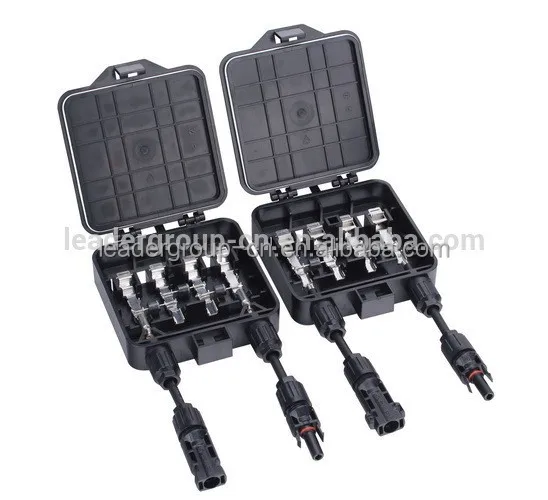 TUV Approved IP65 Waterproof 4 Rails 3 Diode Junction Box with Solar  Connector and Solar Cable Suitable for Solar Panel Solar