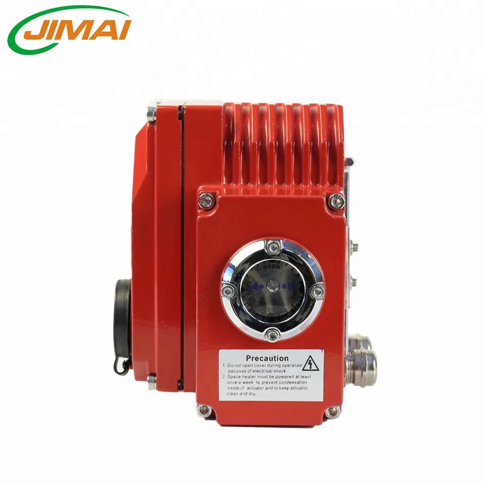 
Jimai factory JMO Motorized Butterfly Valve 24VDC/220V/380VAC electric actuator 