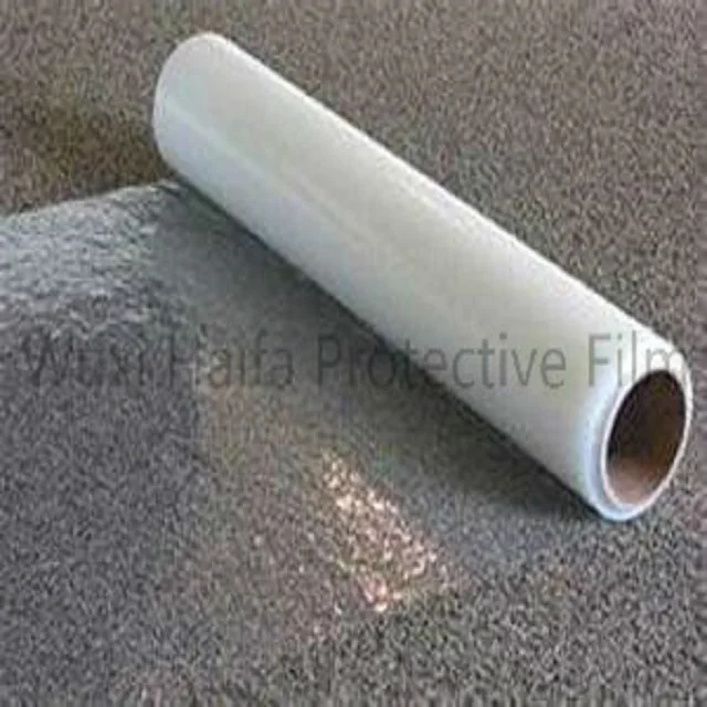 Quick delivery plastic film carpet protector roll film