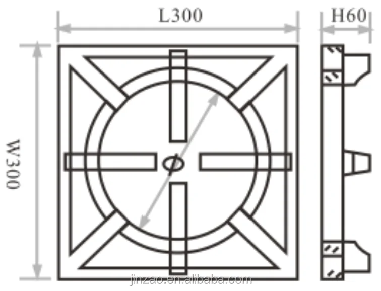 Commercial Stove Top Iron Cast Grates Plate for Gas Stove JINZAO-C217