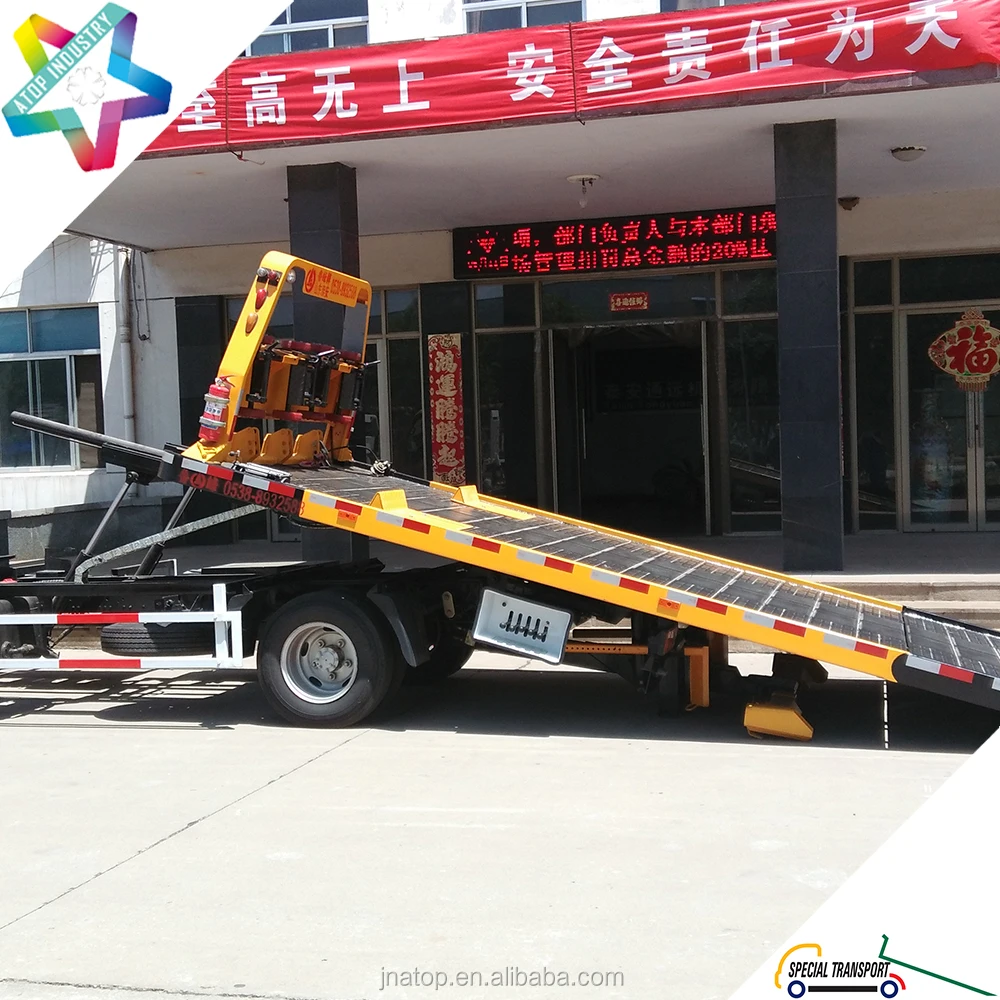 ATOP 600P NPR chassis car carrier tow truck middle duty hydraulic car rescue rollback truck tow truck hydraulic