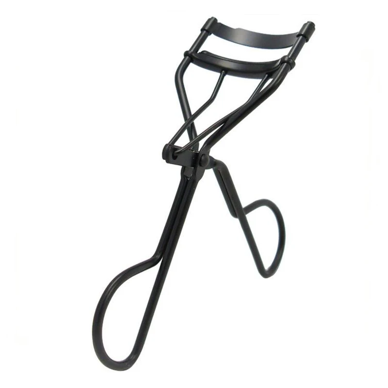 Many stock stainless steel makeup eyelash tools women black eyelash curler