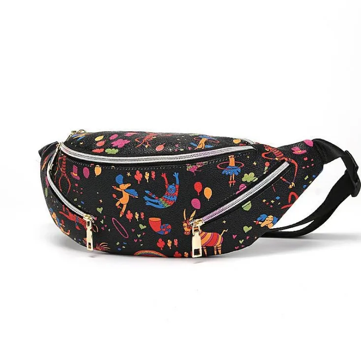 custom fanny packfanny logo bumbag crossbody bags elegant ladies Waist Bags Kids cartoon Sublimation ace big Fanny Pack