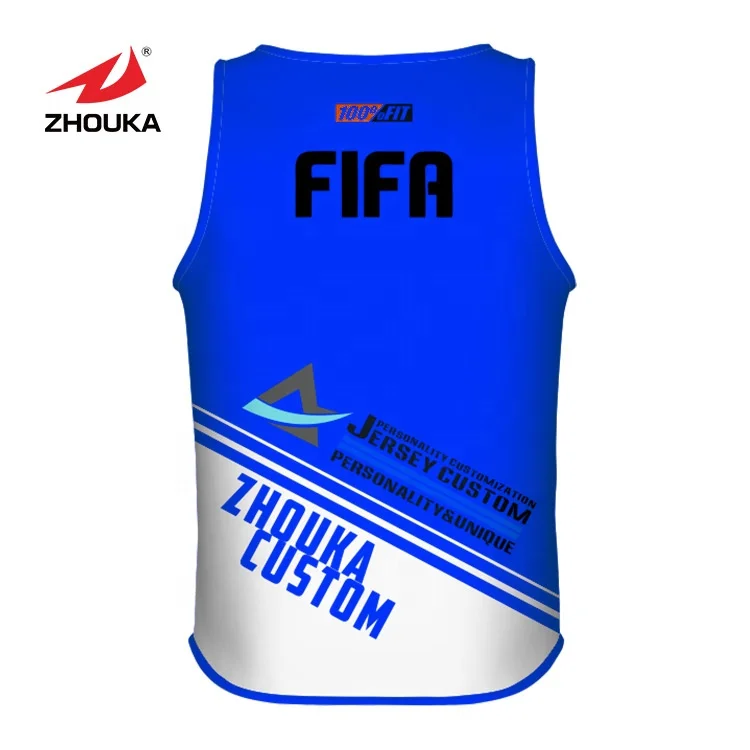 Oem Service Custom Your Own Full Sublimation Football Vest Quick Dry Mesh Soccer Training Bibs For Adult Or Kids