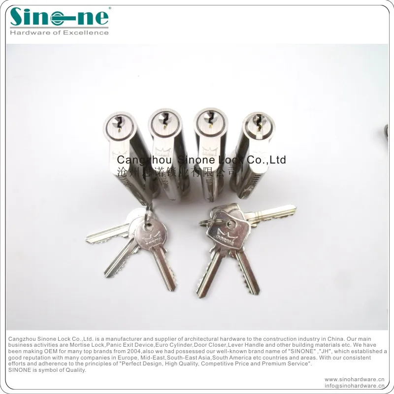 Anti Snap Euro Cylinder Lock Barrel High Security Door Cylinder Lock