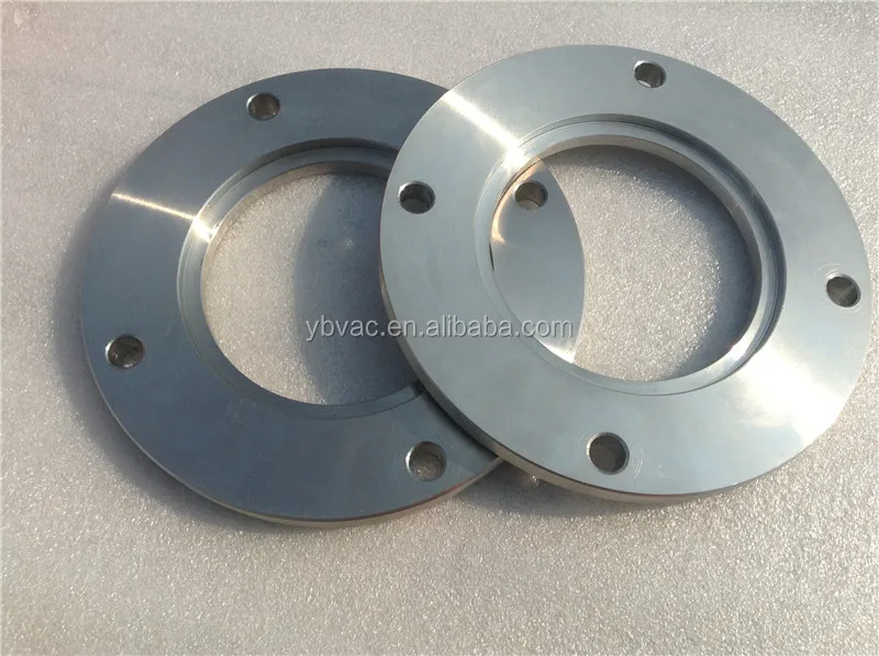 SS304 plain vacuum flanges DN80 welded type ISO1609