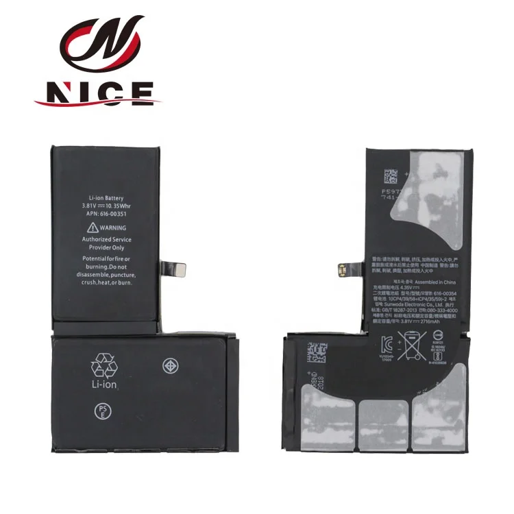 Best Quality manufacturer mobile phone  battery for iphone X XR XSMAX