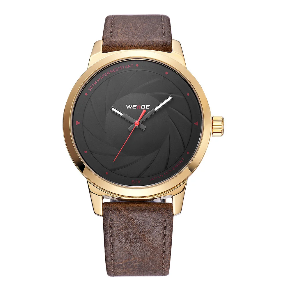 
WEIDE WD005G-1C 2018 Newest Gold China Original Design For Men New Year Gift Teenage Fashion watches 
