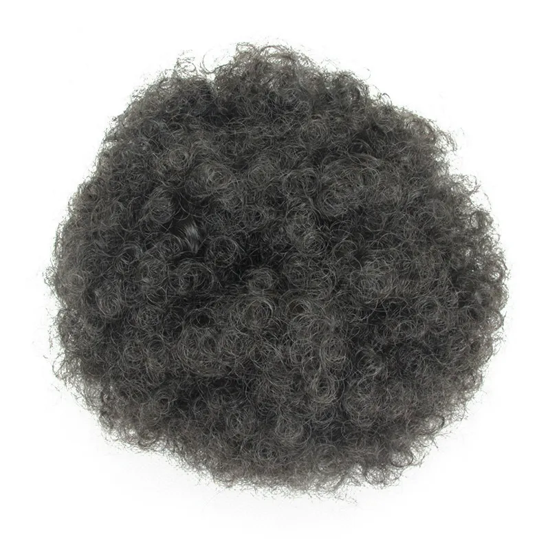 
Synthetic hair Curly Chignon Bun Hairpiece Clip-In Natural Color Low Temperature Fiber 
