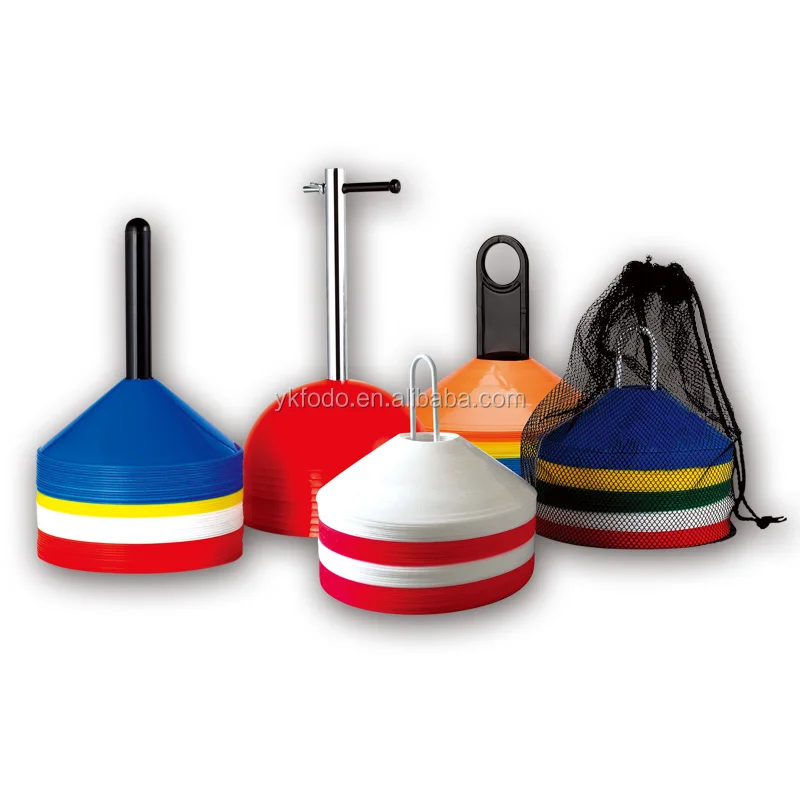 FODO SPORTS plastic marker disc soccer training Cone with Free holder in jinhua yiwu Ningbo FD698B