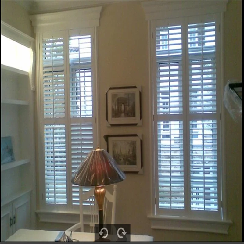 Плантация жалюзи Деревянные венецианские жалюзи Складные жалюзи