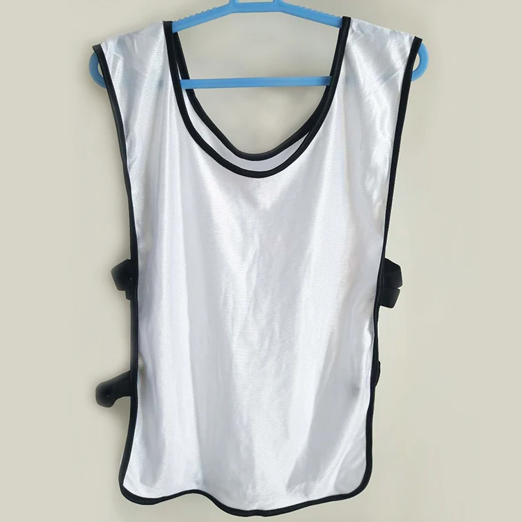 Футбольный тренировочный жилет Футбол Двусторонняя одежда тренировочные жилеты футбольные нагрудники с номером