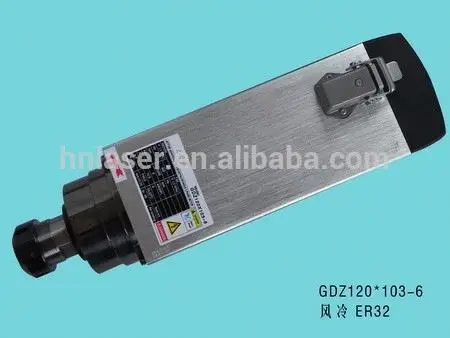 high precision 6kw air cooling spindle with Collect ER32 for CNC router