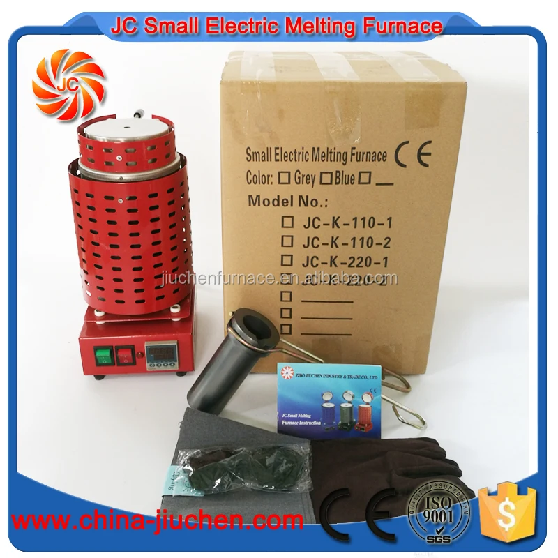 
JC Portable small electric arc melting furnace for aluminum 