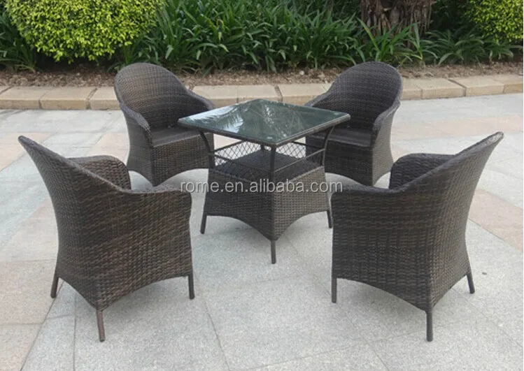 
Square or Round wicker dining chair/rattan table 