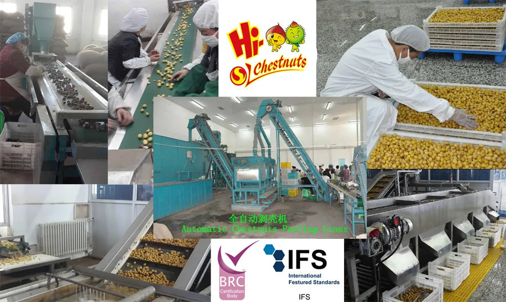 the best quality frozen peeled chestnuts