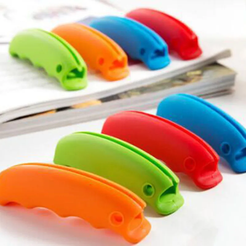 Strong Silicone Handle Carrier Plastic Bag Holder for Shopping Bags Garbage bag