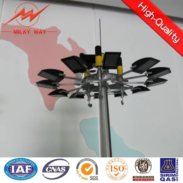 30m High Mast Lighting Tower Pole Price for stadium football application
